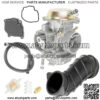 Carburetor and Airbox Air Intake Boot For Polaris Ranger 500 2x4 4X4 6X6 2004-06