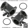 Front Rear Carburetor Boot Holder For Kawasaki Prairie 650 KVF650A KVF650B 02-03 - Image 4