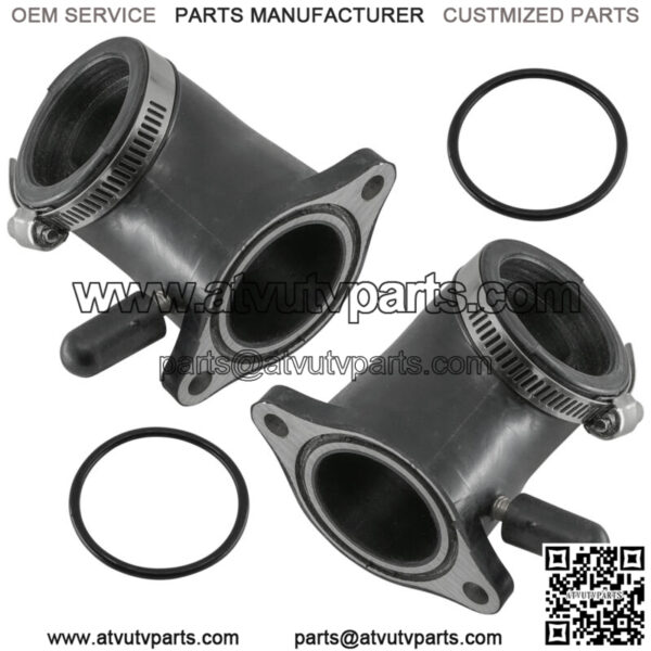 Front Rear Carburetor Boot Holder For Kawasaki Prairie 650 KVF650A KVF650B 02-03 - Image 4