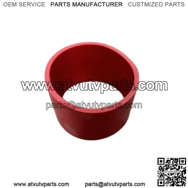 4" 4-PLY STRAIGHT INTAKE/INTERCOOLER PIPING SILICONE COUPLER ADAPTOR HOSE RED