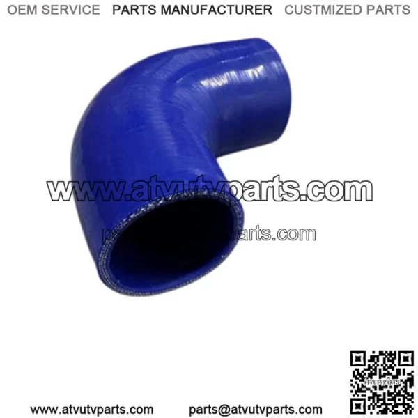 2?? 90 Degree Silicone Hose Blue 3 Ply Turbo Coupler Pipe - Image 2
