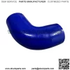 2" To 2.5" 90 Degree Angle Elbow 3Ply Silicone Coupler Turbo Hose BLUE - Image 3