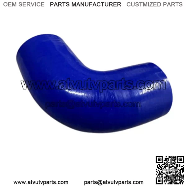2" To 2.5" 90 Degree Angle Elbow 3Ply Silicone Coupler Turbo Hose BLUE - Image 3