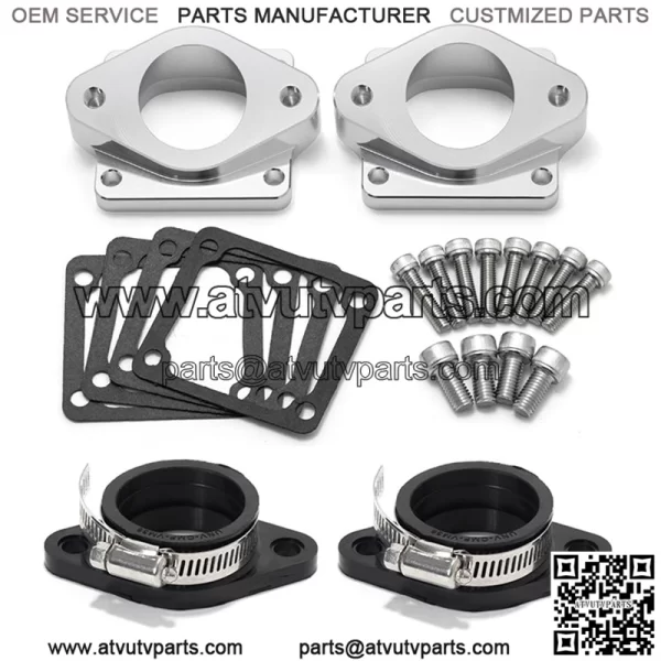 Split Intake Manifolds Kit 26mm-41mm Carb Carburetors For Yamaha Banshee 350 YFZ350 1987-2006 - Image 3
