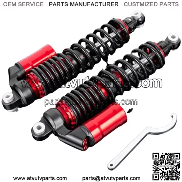 STAGE 4 GAS RESERVOIR FRONT AIR SHOCK ABSORBER SET FOR YAMAHA BANSHEE 350 YFZ350 - Image 2