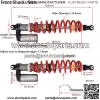 STAGE 4 FRONT & REAR AIR SHOCKS ABSORBER FOR POLARIS RZR S 800 2009-2014 UTV - Image 3