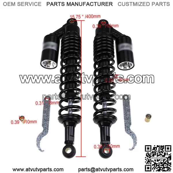 Pair Rear Shock Absorber Suspension For Yamaha YFZ 450 Raptor 660 700 ATV UTV - Image 2