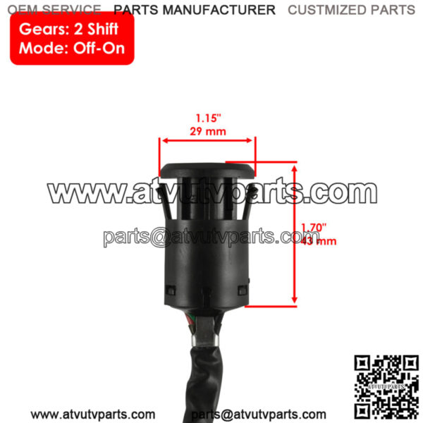 Ignition Key Switch for Honda  250 TRX250TE TRX250TM Recon 250 2002-2021 Atv New - Image 2