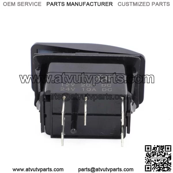 UTV SxS Rocker Switch, Radio/Intercom W/ Amber Light For Can-Am Maverick X3 - Image 3