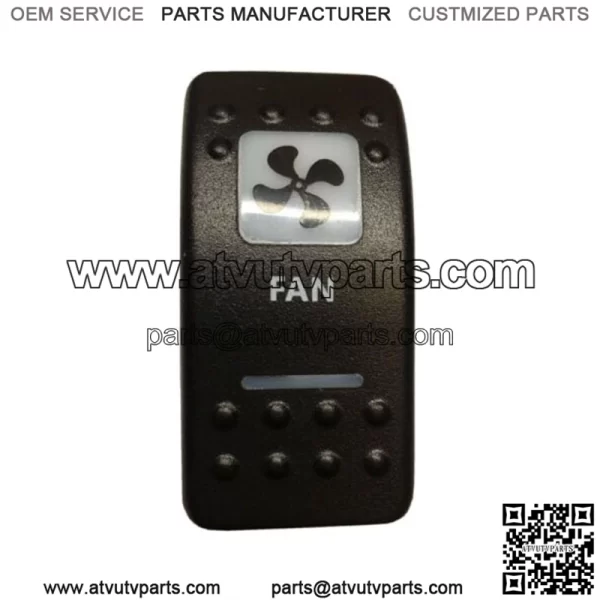 FAN (AMBER ORANGE) Can-Am Style Rocker Switch Maverick Commander X3