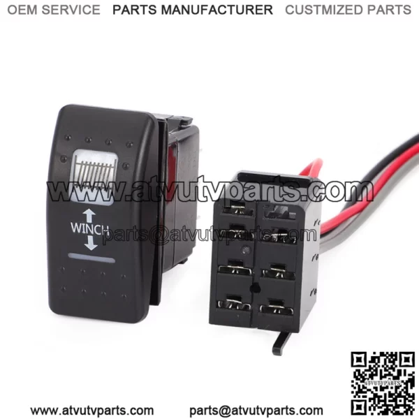 Winch Switch with Backing Amber For Can Am Maverick X3 Commander Rocker - Image 3
