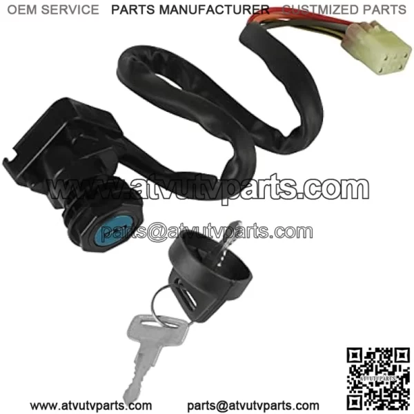 Ignition Key Switch Compatible with Suzuki Ltf400 Ltf400F Ltf400 Eiger 400 2Wd 4Wd 2002-2007 Key Switch - Image 5