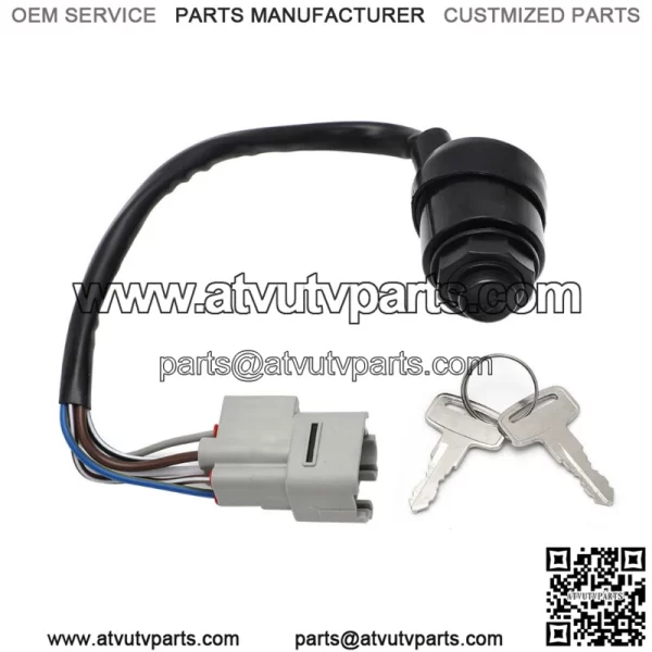 Key Ignition Switch Set For Kawasaki Teryx 750 800 / KRF750 4x4 KRF800 2008-2020 - Image 2