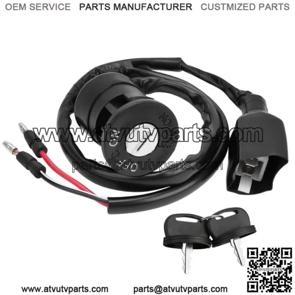Ignition Key Switch for Honda FourTrax 250 TRX250 1985 1986 1987 35100-HA8-682 (For: Honda) - Image 3