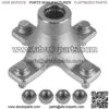 Rear Left Or Right Wheel Hub w/ Lug Nuts for Honda TRX400X 2009 2012-2014 - Image 5