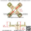 2 Rear Axle Wheel Hub for Yamaha Raptor 250 YFM250R 2008 2009 2010 2011 - 2013 - Image 2