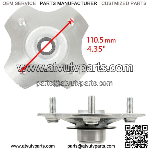 Rear Left Right Wheel Hub for Honda TRX500TM Foreman 500 2x4 2005 2006 - Image 3