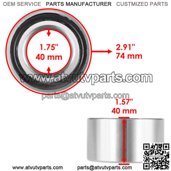Rear Wheel Hub Bearing For Polaris RZR 800 EFI 2008-2014 / RZR S 4 800 2008-2014 - Image 4