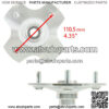 Rear Left Wheel Axle Hub for Honda 42620-HP0-A00 42620-HR0-F00 - Image 2
