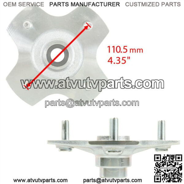 Rear Left Wheel Axle Hub for Honda 42620-HP0-A00 42620-HR0-F00 - Image 2