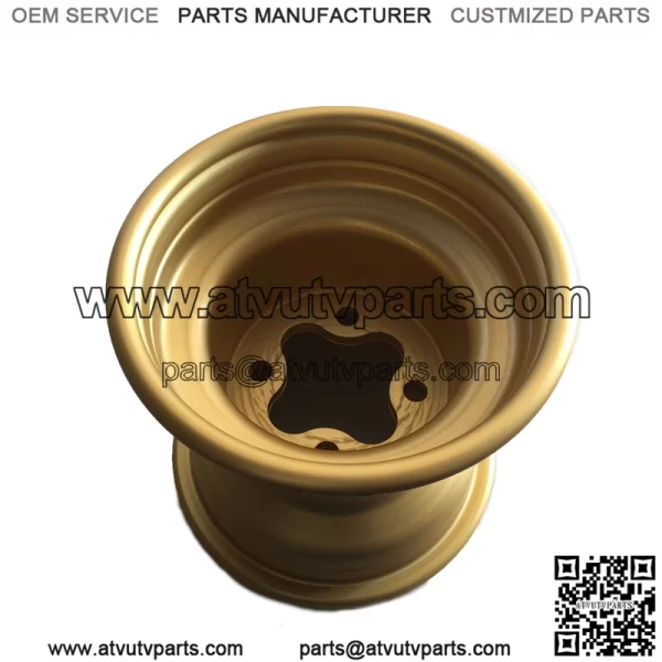 9" Rear Wheel 4x110 Hole Size Moadel:100G(Gold Anodized)