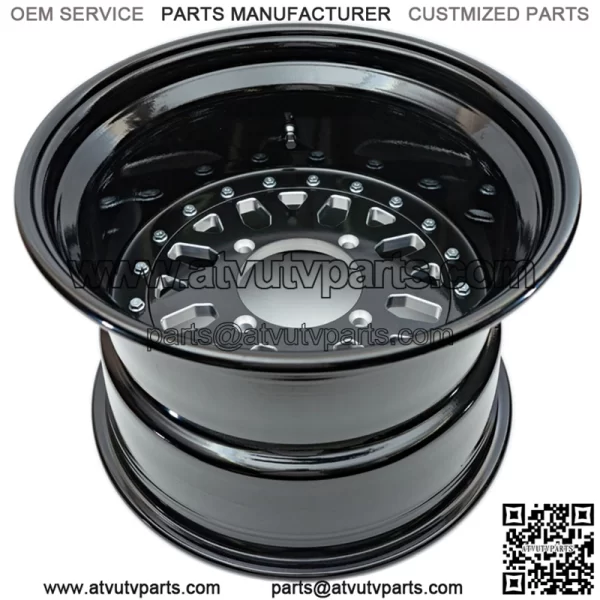 RZR XP 1000 900   "Crusher Lite" Billet Wheels  15x7  4+3 Front  Rear Alba (For: Polaris)