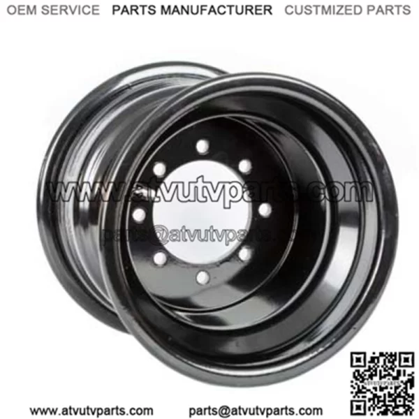 Can Am DS 450 Rear Wheels 9x8 3+5  Black Rolled Lip (For: Can-Am)