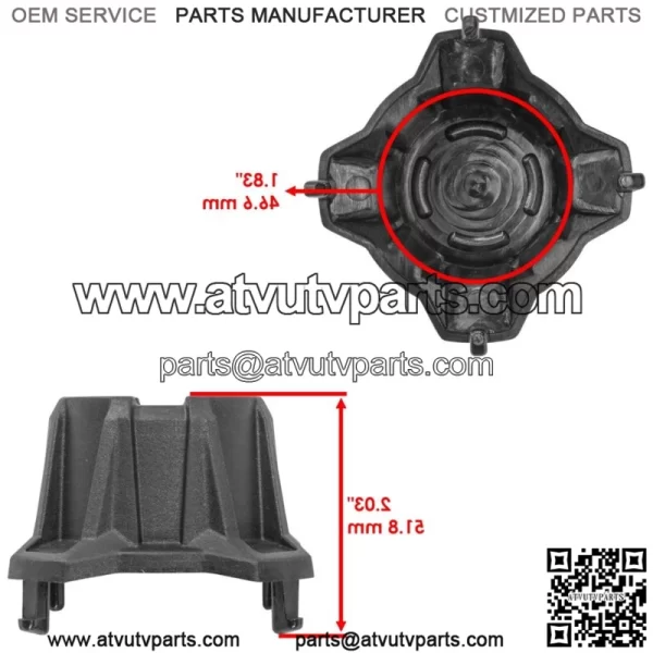 705403020 705401841 Front/Rear Wheel Center Cap For Can-Am Maverick X3 - Image 2