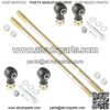 2 Tie Rod Set For Polaris Trail Boss 2000 / Trail Blazer 250 1997-2000
