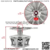 Primary Drive Clutch Assembly for Polaris RZR 800 EFI 2008-2009 / Non-EBS Type - Image 2