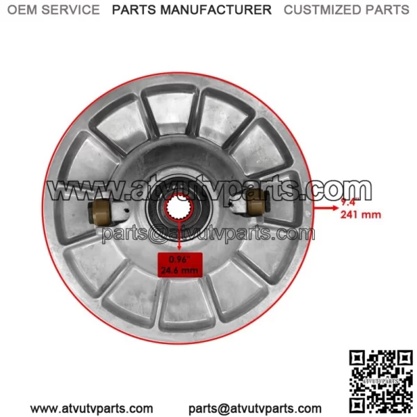 Secondary Clutch For Polaris RZR XP 900 2011-2013 1322946 (For: More than one vehicle) - Image 3