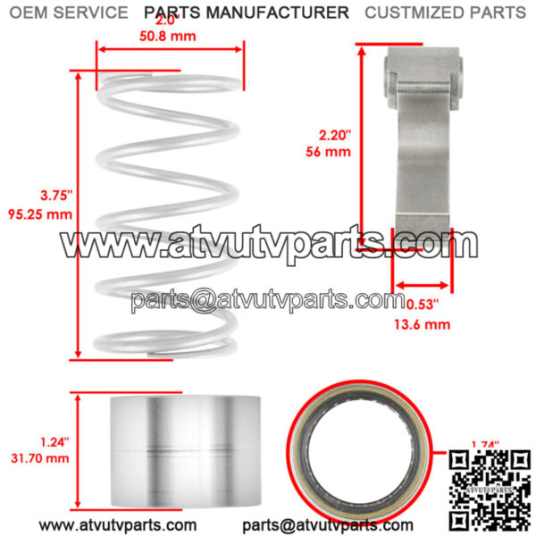 Complete Primary Drive Clutch Rebuild Kit For Polaris RZR XP 4 1000 2016 - Image 2