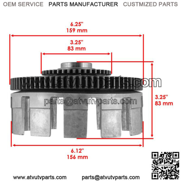 Primary Clutch Basket For Yamaha Raptor 700 YFM700 2006-2022 - Image 2