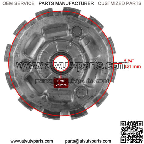 Primary Clutch Basket For Yamaha Raptor 700 YFM700 2006-2022 - Image 3