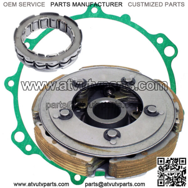 Wet Clutch Carrier And One Way Bearing for Yamaha Grizzly 400 YFM400FG 2007 08