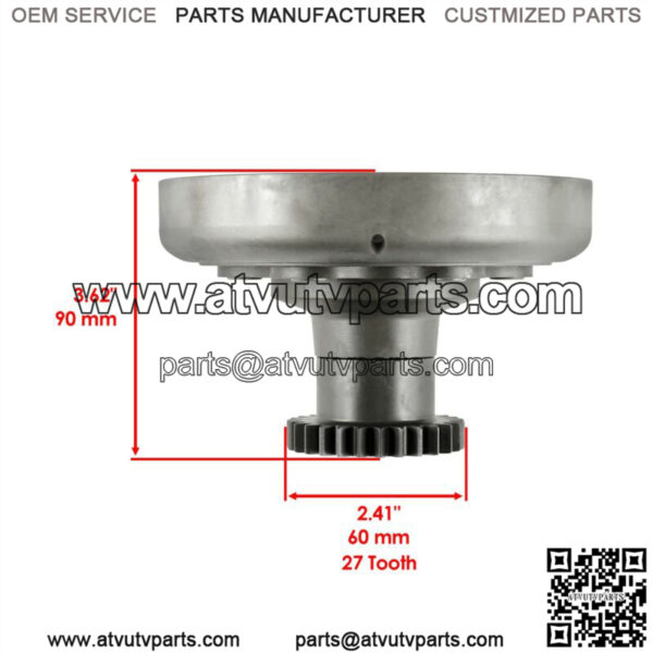 Wet Clutch Drum Housing For Honda TRX300FW Fourtrax 300 4x4 88-2000 Bearing NEW - Image 2