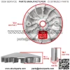 Clutch Driven Pulley For Ranger 150 EFI 2019-2021 3050100 3050200 - Image 2