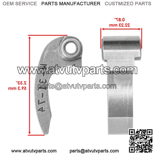 5142487 Primary Drive Clutch Weight 31-74 for Polaris / Qty 3 - Image 2