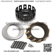 Aluminum Clutch Basket Plates Springs Kit for Yamaha YFZ450 2007-2009