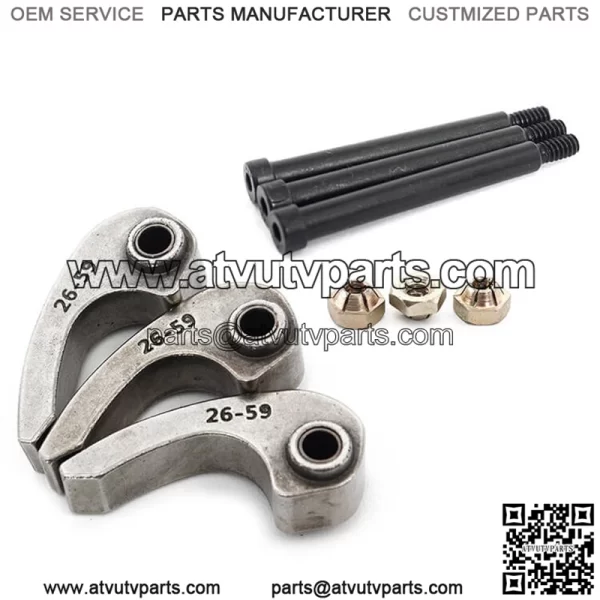 26-59 Primary Clutch Weight Shift Bolt Set for Polaris RZR 4 900 / RZR 900 2014 - Image 2