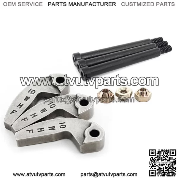 10WHF Primary Drive Clutch Weight Shift Bolt Set for Polaris ATV SPORTSMAN X / WORKER 500 2002 / SCRAMBLER 2X4 INTL 2009
