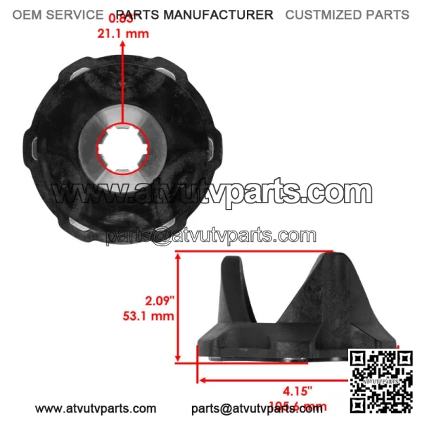 Clutch Cvt Driven Pulley Cam Helix & Spring For Can-Am Outlander 650 4X4 2006-21 - Image 2