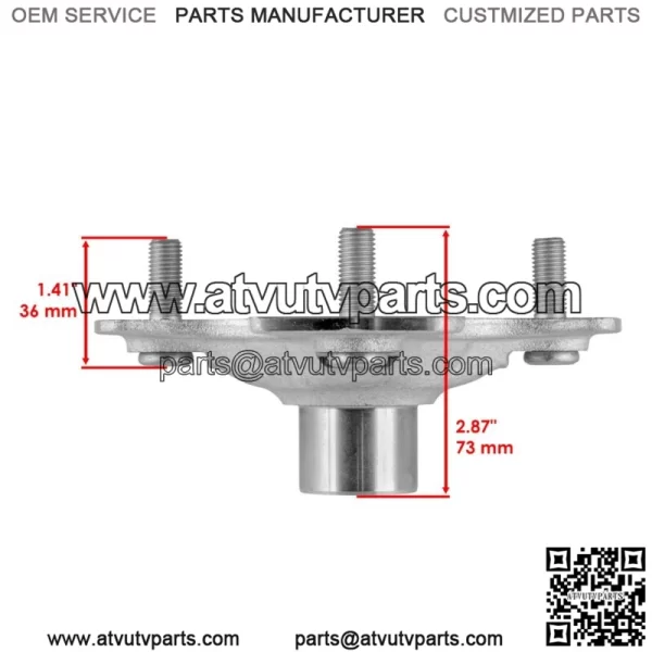 Rear Wheel Hub Left Right for Honda Foreman Rubicon 500 TRX500FM6 EPS 2015-2019 - Image 3