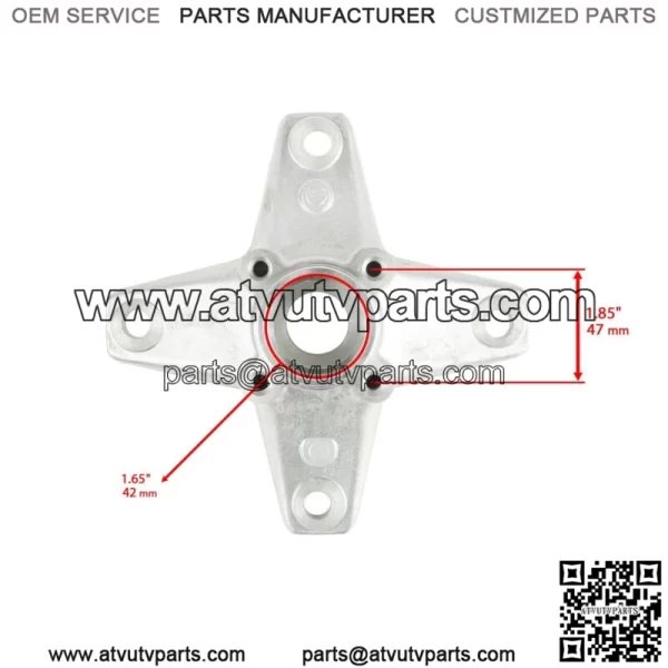 Front Left or Right Wheel hub w/ Kit for Yamaha Raptor 700 700R YFM700R 2006-13 - Image 3