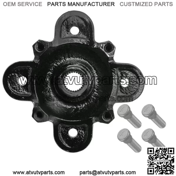 Front Left & Right Wheel Hub w/Studs for Polaris Ranger 1000 Diesel 2015-2018 (For: Polaris) - Image 4