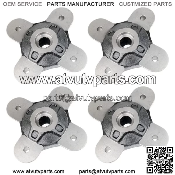4 Front Rear Wheel Hub W/Bolt For Polaris RZR XP 1000 / RZR XP 4 1000 2014-2017 (For: Polaris) - Image 2