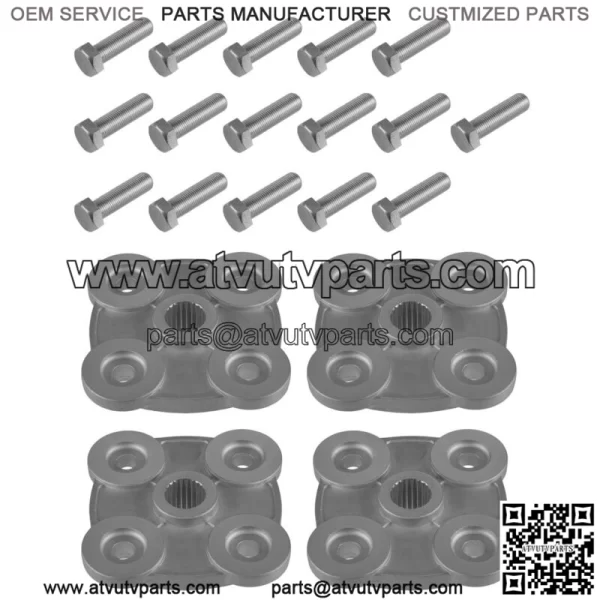 4x Rear L/R Wheel Hub w/ Hardware for Polaris Sportsman 570 2008 NEW - Image 4