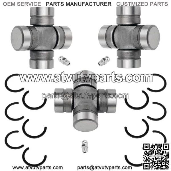 3 Front Drive Propeller Shaft U-Joint For Kawasaki Mule 4010 KAF950 Diesel 09-13