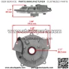 3235161 3234588 1332909 Front Differential Output Cover For Polaris - Image 2