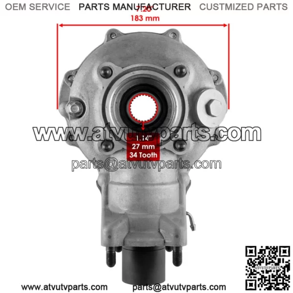 Complete Rear Differential Diff For Honda Fourtrax Foreman TRX400FW 1995-2001 (For: Honda FourTrax Foreman 400) - Image 2
